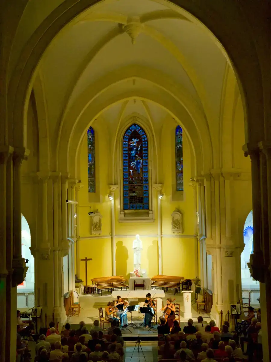 Concert de musique de chambre à Roussas dans la Drôme (APAS musique)